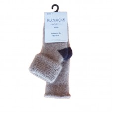 Possum Merino Baby Socks - Wheat