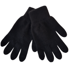 Possum Fur & Merino Wool Gloves - Black