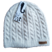 Wool Blend Beanie - Cables