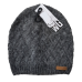 Combination Wool Blend Beanie | Fluffy Grey | Adult or Child Fit 