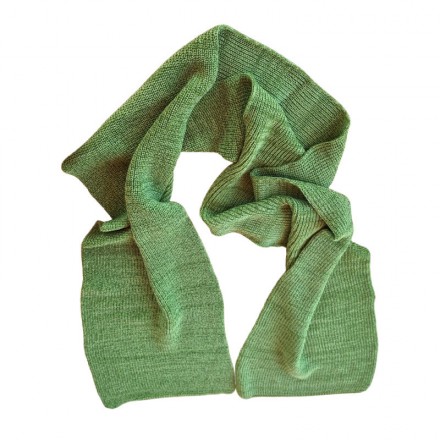 Pure Merino Wool Long Scarf | Lime Green