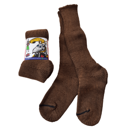 Pure Merino Wool Socks | Brown Fleck