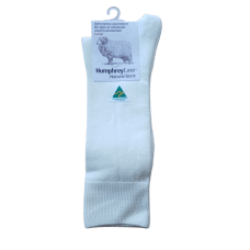 Merino Wool Blend Natural Socks | Plain Cream