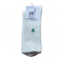 Merino Wool Blend Natural Socks |Ribbed |Made by Humphrey Law