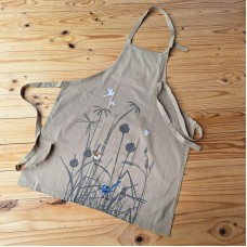 Organic Cotton Grassland Apron | Blue Wren Design |Boxed