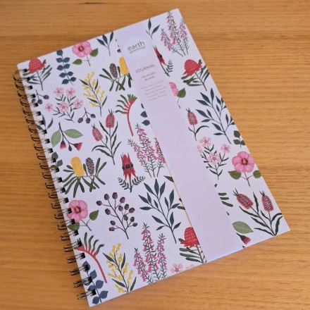 A4 Journal | Blank Pages | Australian Wildflowers |Australian Made