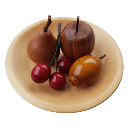 Huon Pine Platter with Wooden Fruit