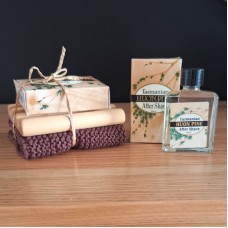 Gift Set | Huon Pine Aftershave, Washer, Soap Holder, Soap 