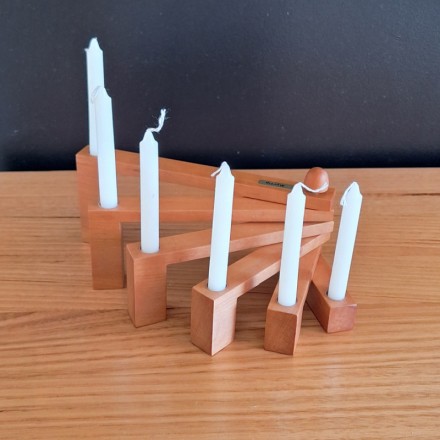 Tasmanian Myrtle Folding Candle Holder