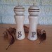 Tasmanian Blackheart Sassafras Salt & Pepper Grinders | Small